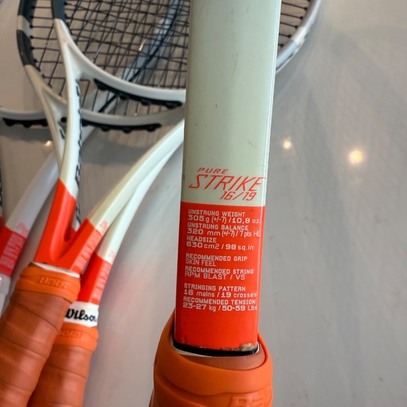 Babolat Purestrike, 16x19, 4-1/4, 4-3/4 - Picture 5 of 6